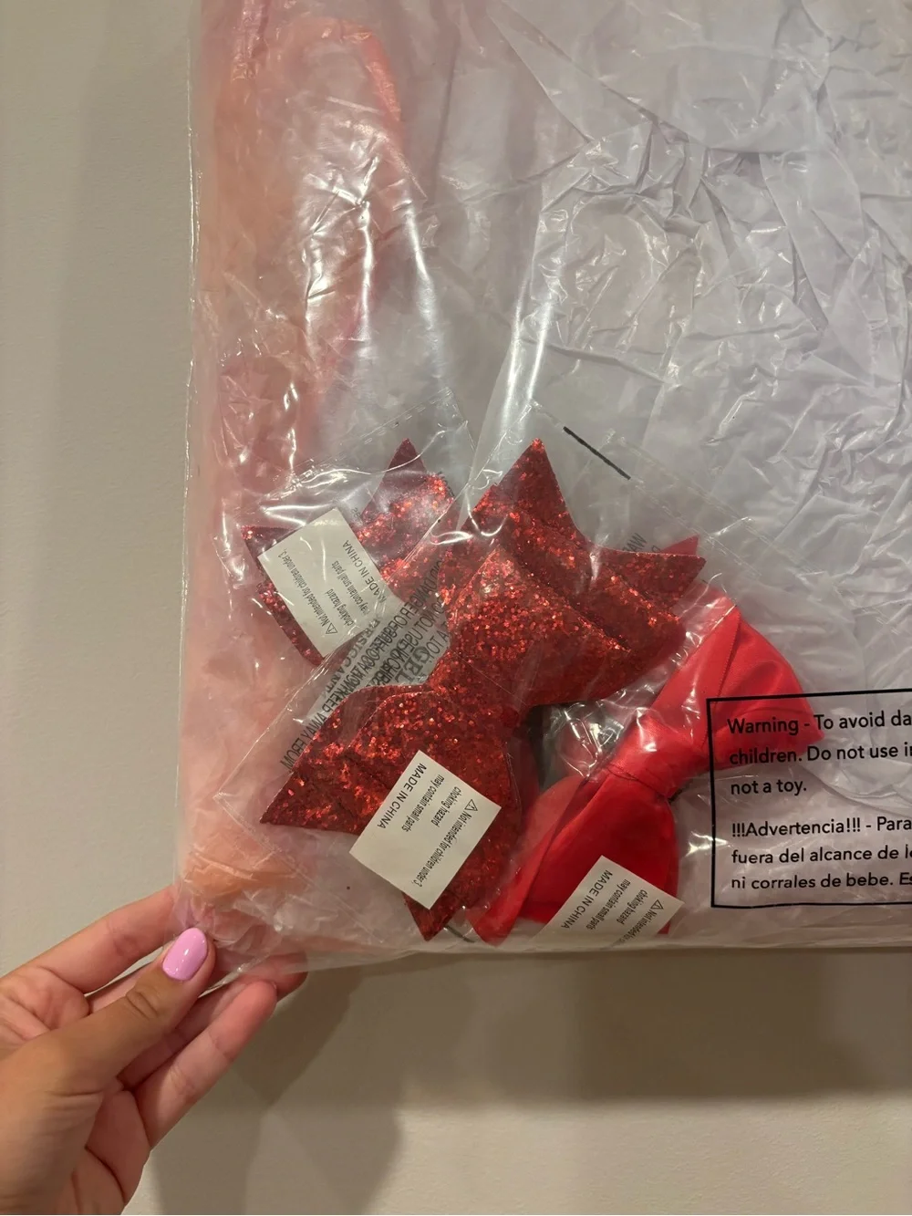 NWT Weissman Rock’n’Roll Dance Costume Red Sequin with Ombré Tutu Girls IC (7/8)